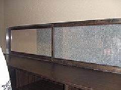 ガラス戸（愛知県名古屋市）和紙ガラス、店舗リフォ−ム