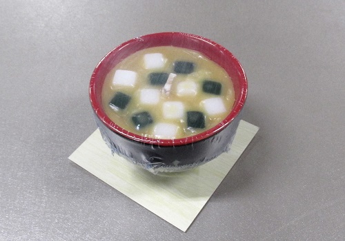 ■お味噌汁キャンドル　故人の好物ローソク　【カメヤマ】
