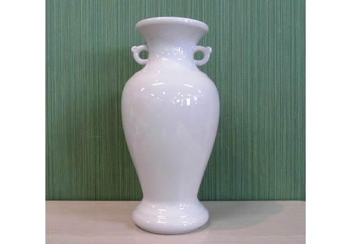 ◇花瓶・サギ型花立　白無地サギ　8.0寸
