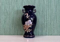 △花瓶・サギ型花立　ルリ木蓮サギ　7.0寸×1ケース(4ヶ)