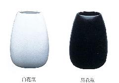 ◇花瓶・花立　白花瓶・黒花瓶　高さ24cm