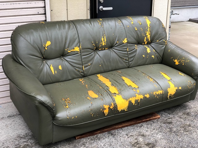 ソファ張り替え