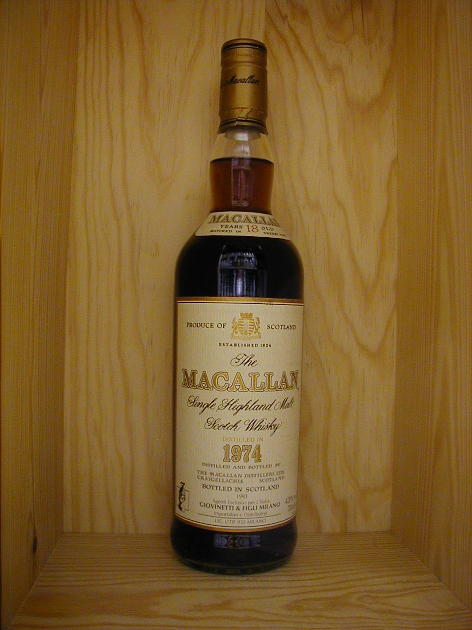 ＭＡＣＡＬＬＡＮオールドボトル