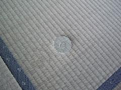 畳の凹みも直せます。 