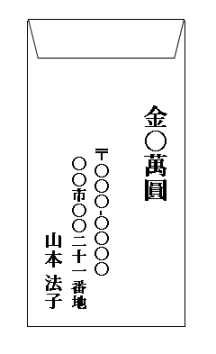 万 書き方 一 香典 円