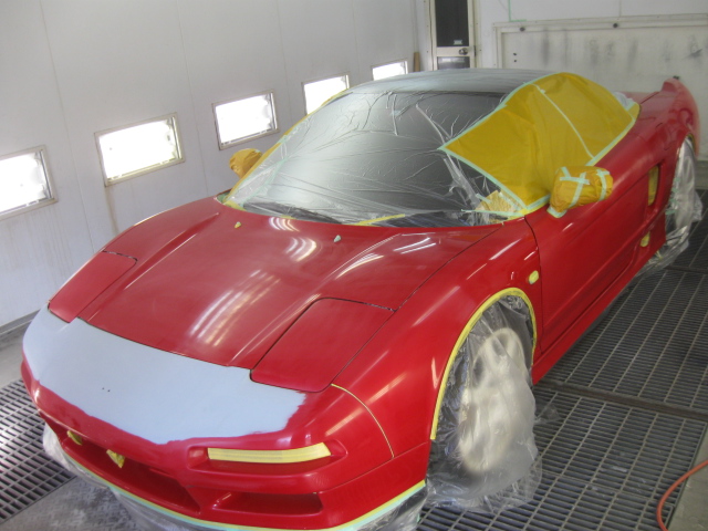 nsx 塗装劣化修理
