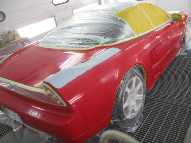 nsx 塗装劣化修理