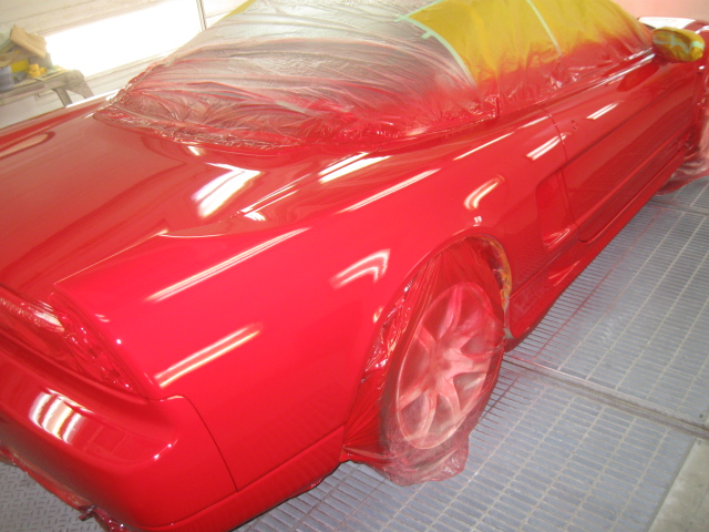 nsx 塗装劣化修理