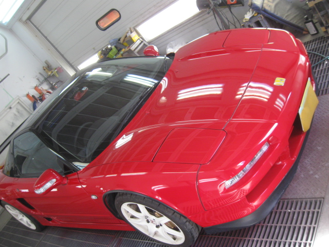nsx 塗装劣化修理