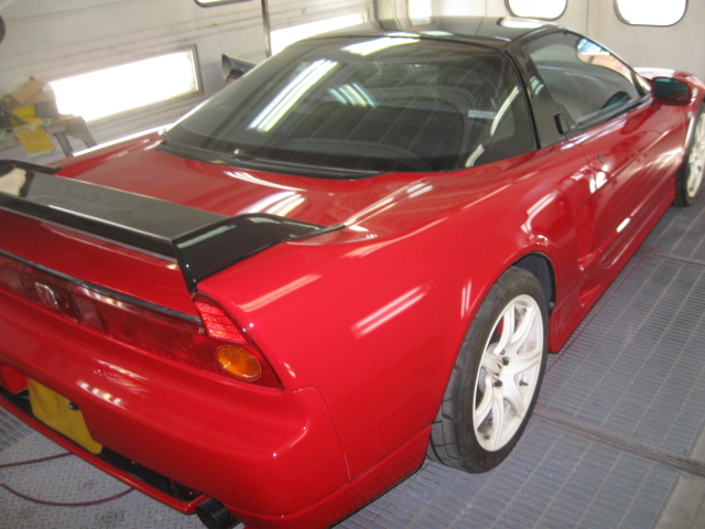 nsx 塗装劣化修理