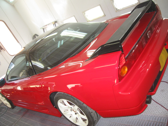 nsx 塗装劣化修理
