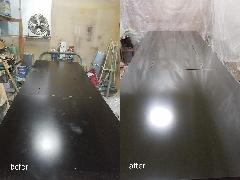 東京都江東区 ダイニングテーブル再塗装施工
