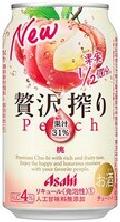 アサヒ　贅沢搾り　桃　（Alc4%)  ３５０ml 1ケース