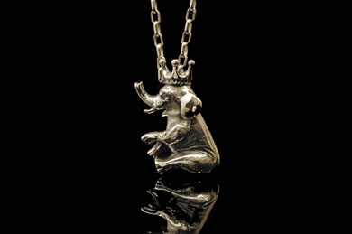 新品◆JUSTIN DAVIS◆CAGED DIVA PENDANT◆ケージ◆