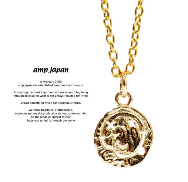 amp japan 13ah-290 nirvana smile Gold Necklace