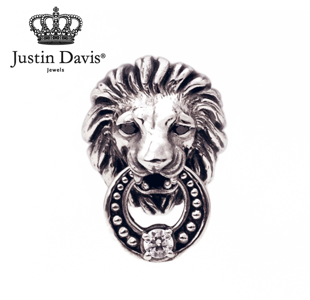 Justin Davis sej522 Lion Keeper Earring ｜ジャスティン デイビス