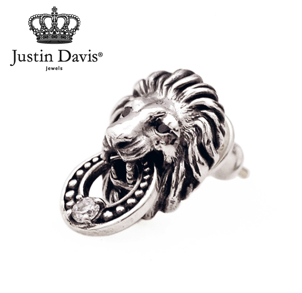 Justin Davis sej522 Lion Keeper Earring ｜ジャスティン デイビス 