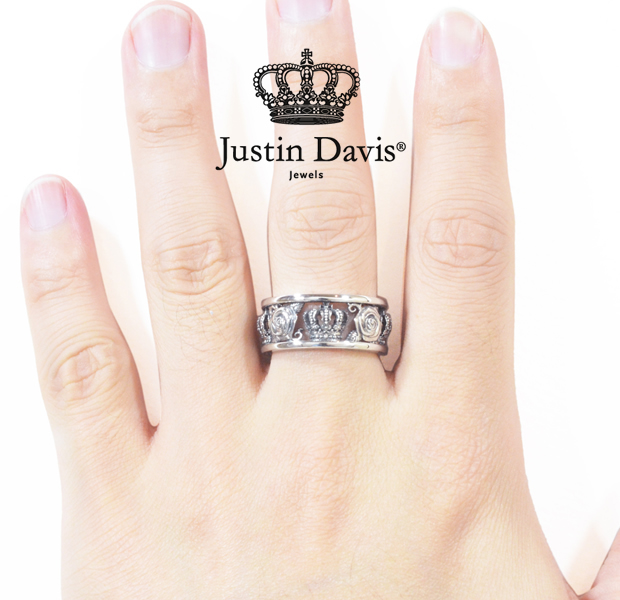 低価格 【Justin Davis】MY LOVE RING #17 いぶし リング - www.viacaocatedral.com.br