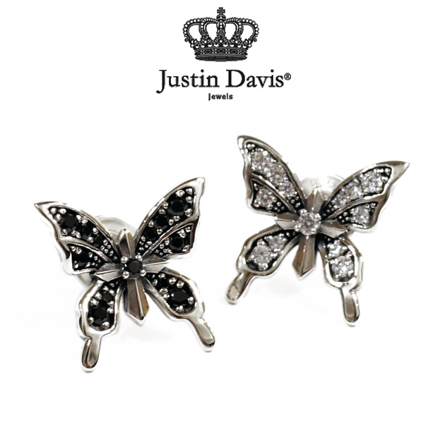 Justin Davis 蝶々 ピアス