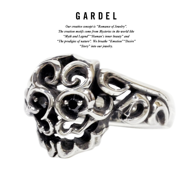 GARDEL gdr046 RUFEN SKULL RING