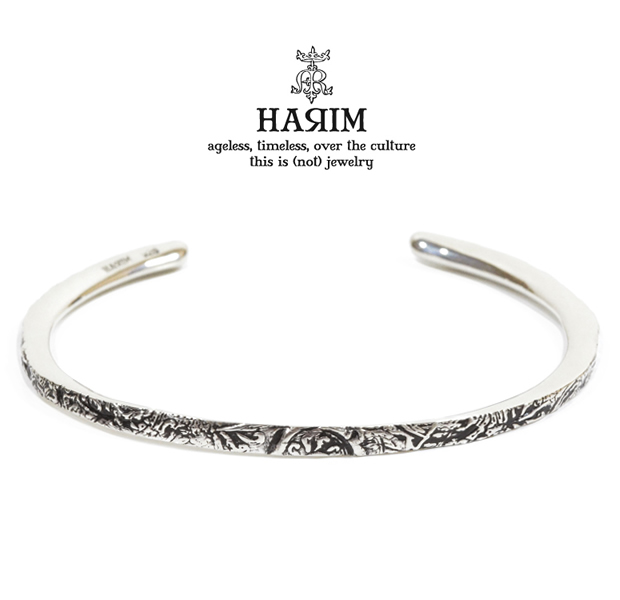 HARIM HRA040/SV ARABESQUE BANGLE