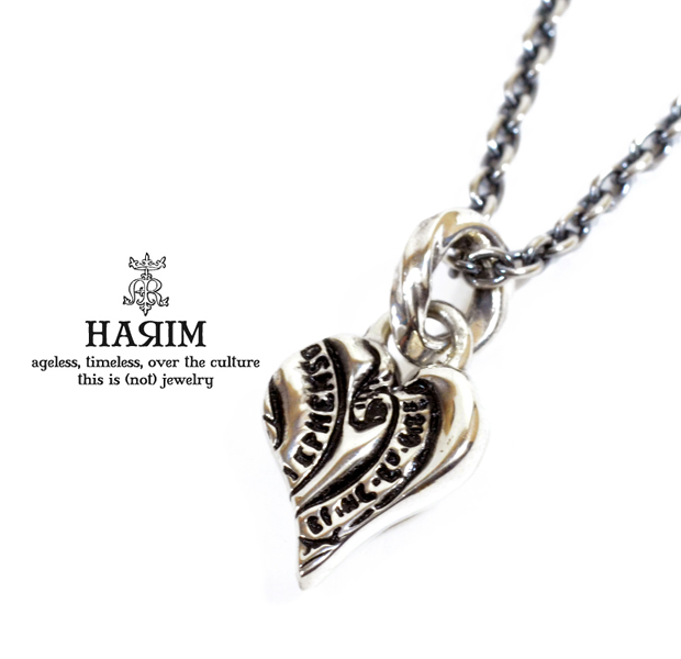 HARIM HRP002SV stamp heart pendant