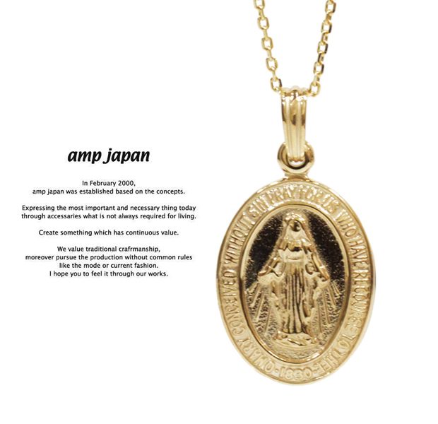 amp japan 13ah-361 K10 maria locket necklace