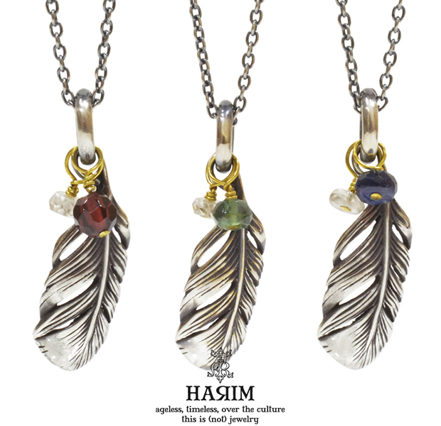 HARIM HRP092 EXTRA TINY FEATHER NECKLACE