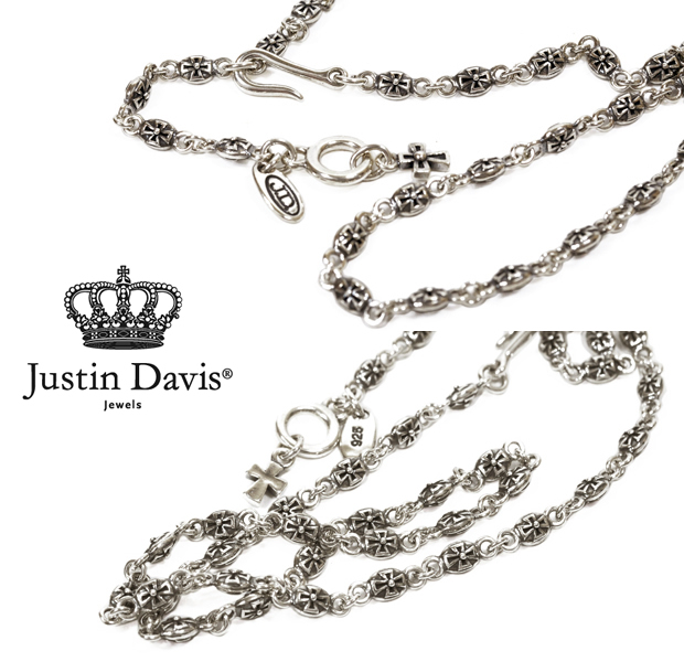 Justin Davis snj125 Tiny Cross Chain 50ｃｍ｜ジャスティン デイビス