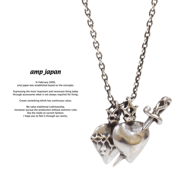 amp japan  11ah-817 heart necklace