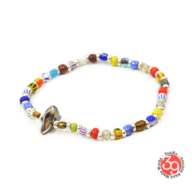 Sunku SK-038 Christmas & Silver Beads Bracelet