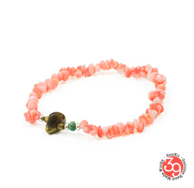 Sunku SK-051 Pink Coral Bracelet