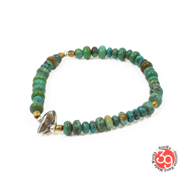 Sunku SK-071 Turquoise Beads Bracelet(M Beads)