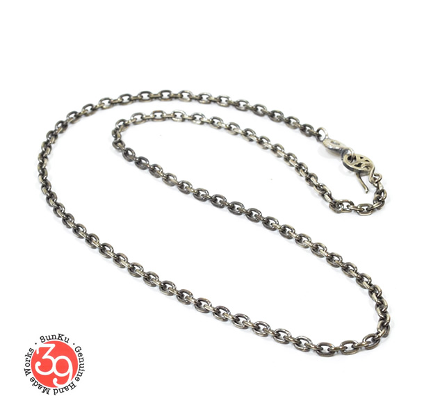 Sunku SK-092 Oval Silver Chain(M)