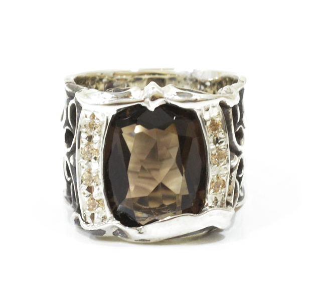 SAHRIVAR sr18s11a/Stone Velvet Lounge ring|ジャスティン デイビス