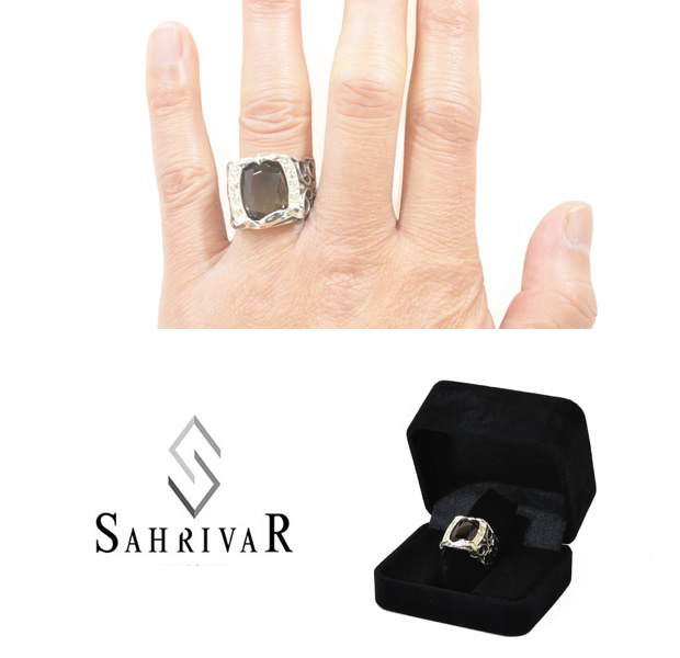 SAHRIVAR sr18s11a/Stone Velvet Lounge ring|ジャスティン デイビス