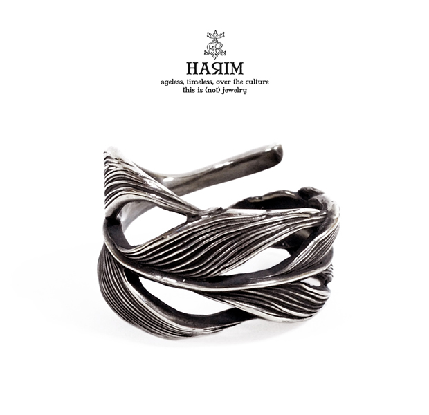 HARIM HRR015 Owl feather ring