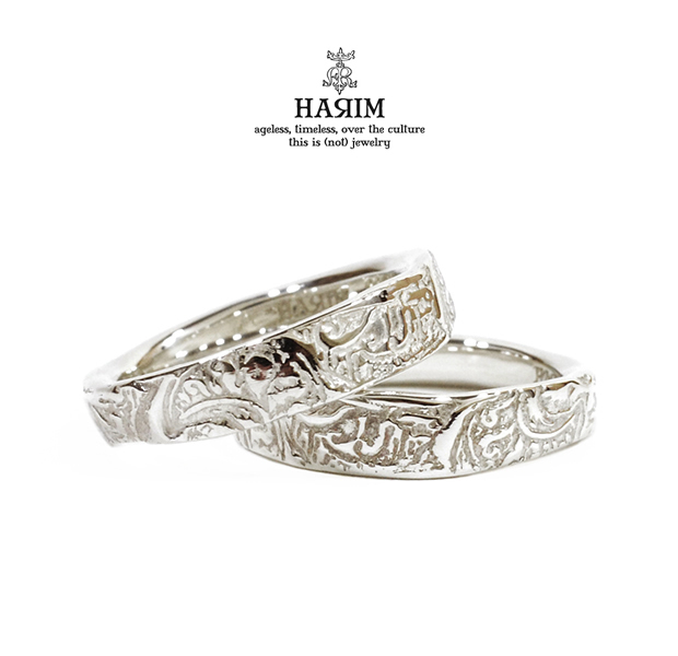 HARIM HRR010SV arabesqu  double ring