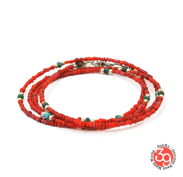 Sunku SK-107 Small Beads Long Necklace