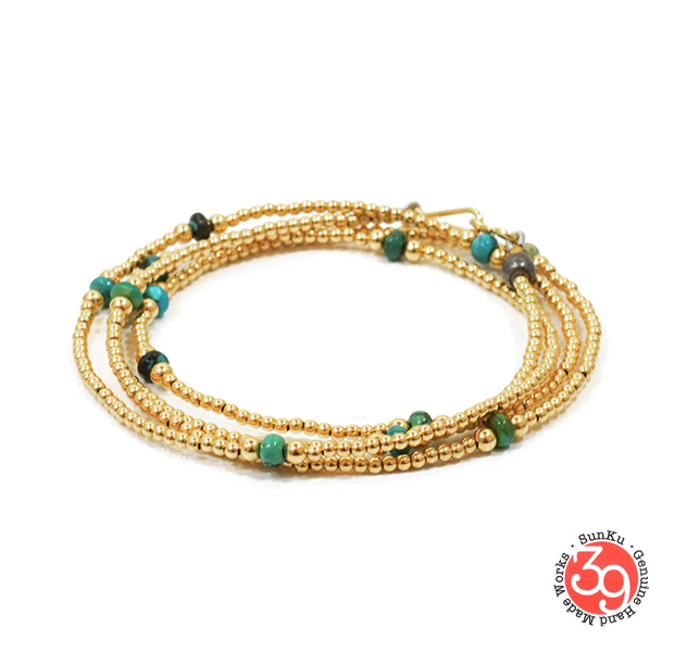 Sunku SK-113 Small Beads Long Necklace