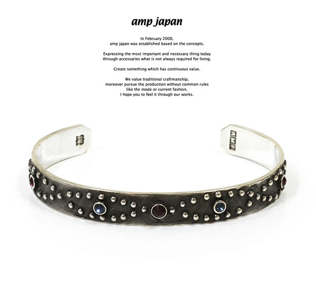 amp japan 15AO-325BR Classic Studs Bangle -Narrow-