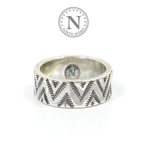 NORTH WORKS W-050 900Silver Stamp Ring