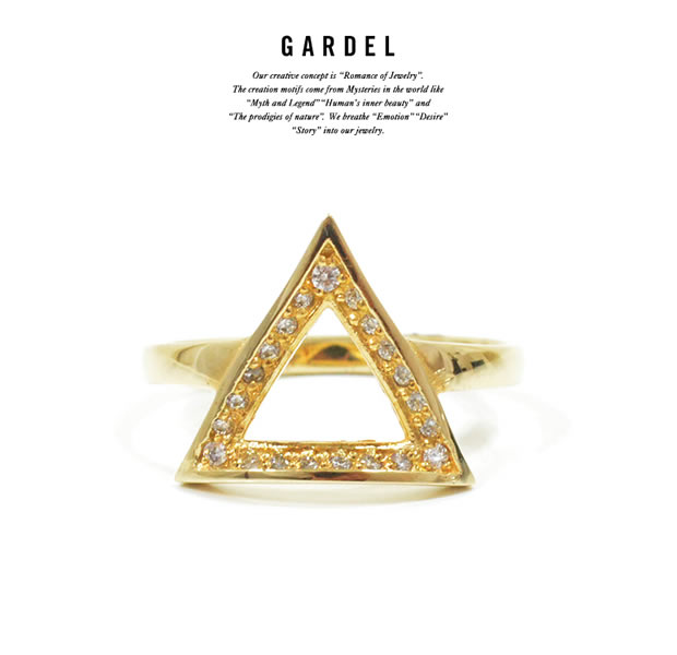 GARDEL GDR-085/K18YG CRAFFITI RING