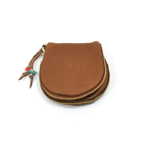 Sunku SK-133 BROWN DEER LEATHER COIN PURSE