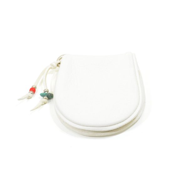 Sunku SK-133 WHITE DEER LEATHER COIN PURSE｜ジャスティン デイビス 