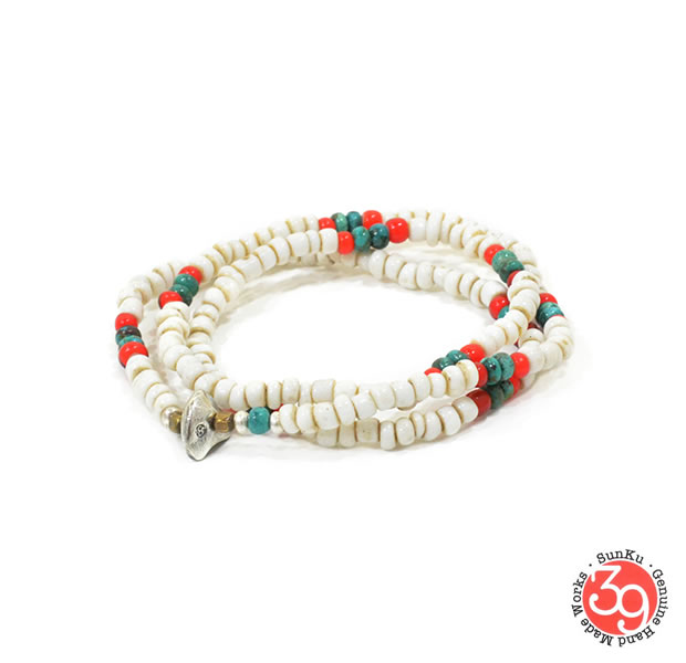 Sunku SK-148 Antique Beads Mix 3 Roll Necklace&Bracelet
