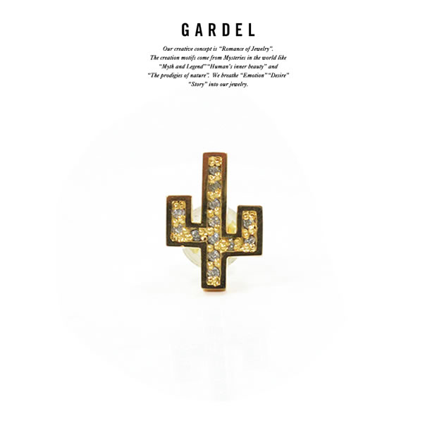 GARDEL GDE-053 K18YG Cactus Pierce