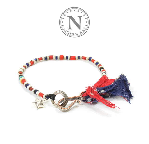 NORTH WORKS D-621 Old Tricolor beads Bracelet