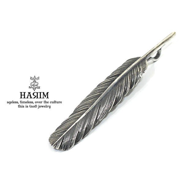 HARIM HRT001 BK Feather Pendant /L CENTER