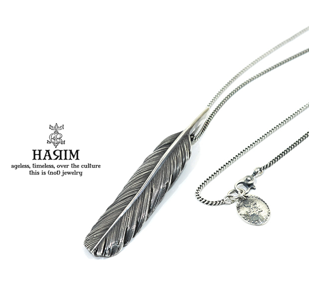 HARIM HRT004BK Feather Necklace /M CENTER